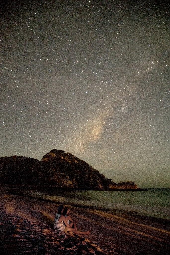Starry Night Over Playa Gigante, Nicaragua - A Celestial Spectacle