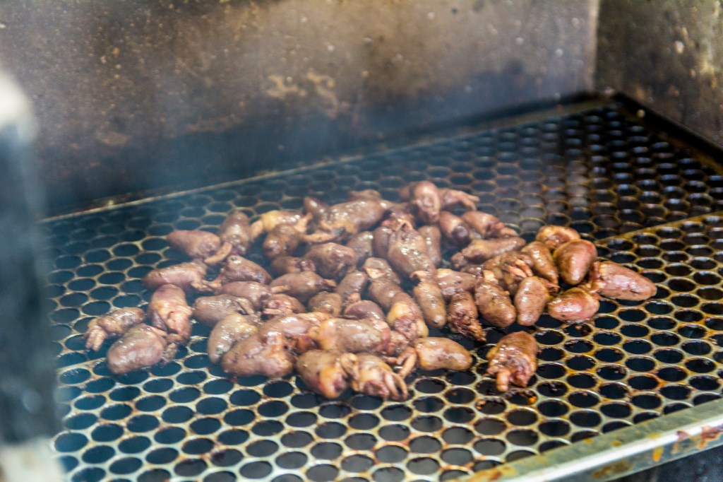 Mouthwatering Brazilian BBQ with Premium Cuts, Sausages, and Chicken Hearts