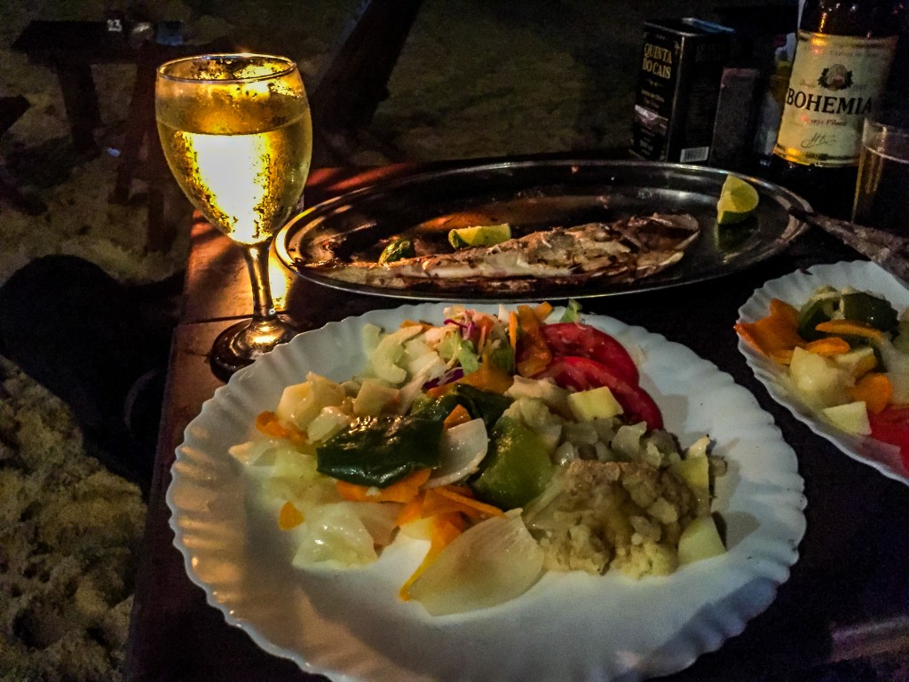 Romantic Beachfront Dining at Café do Mar – Enjoying Seafood Under the Stars