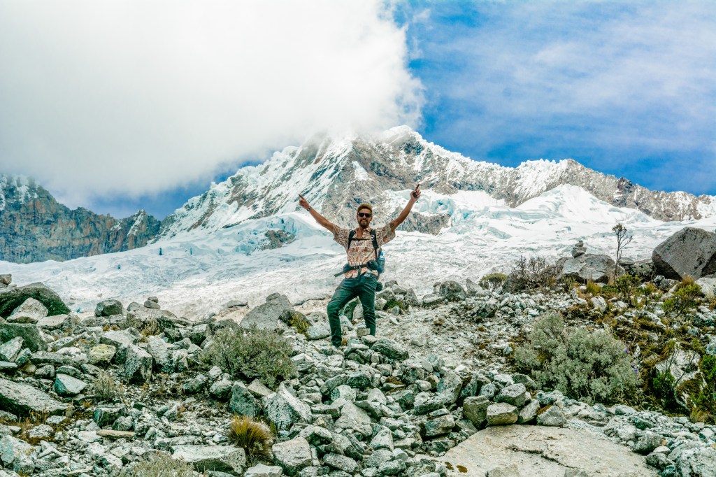 Image showcasing Huaraz, often called the mini Switzerland of Peru, known for its exceptional hikes, snow-capped scenery, and high-altitude climbs in South America.