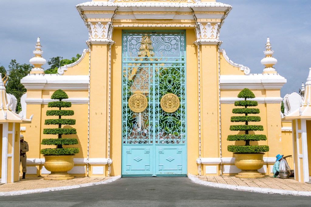 Pristine Gates of the Royal Palace, Phnom Penh