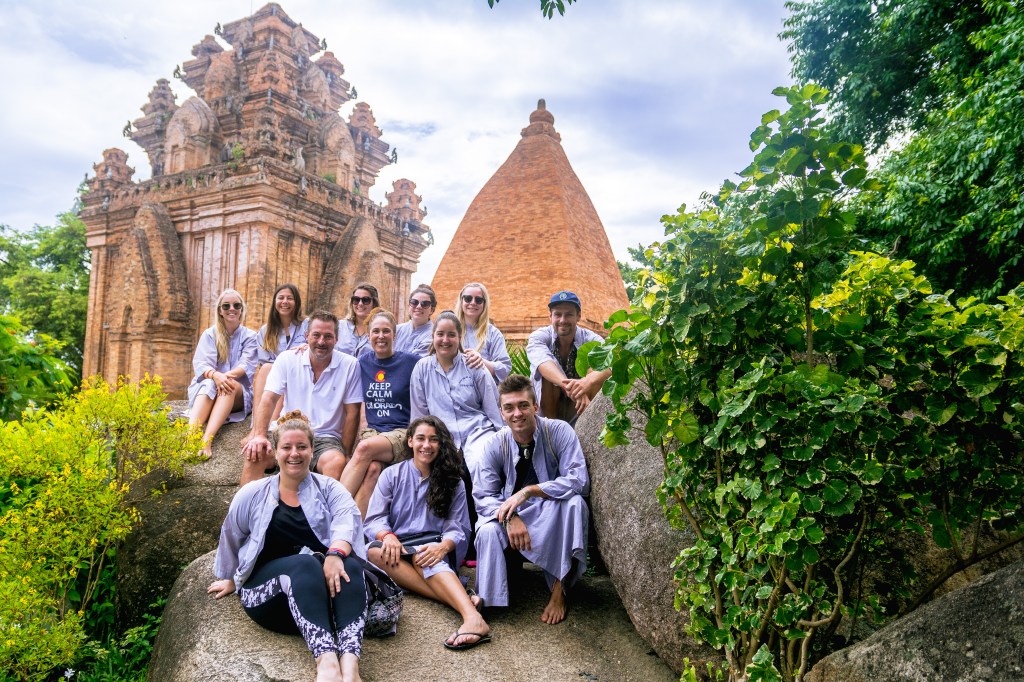 Our Busabout group exploring the diverse landscapes of Vietnam from North to South during a 2-week journey.