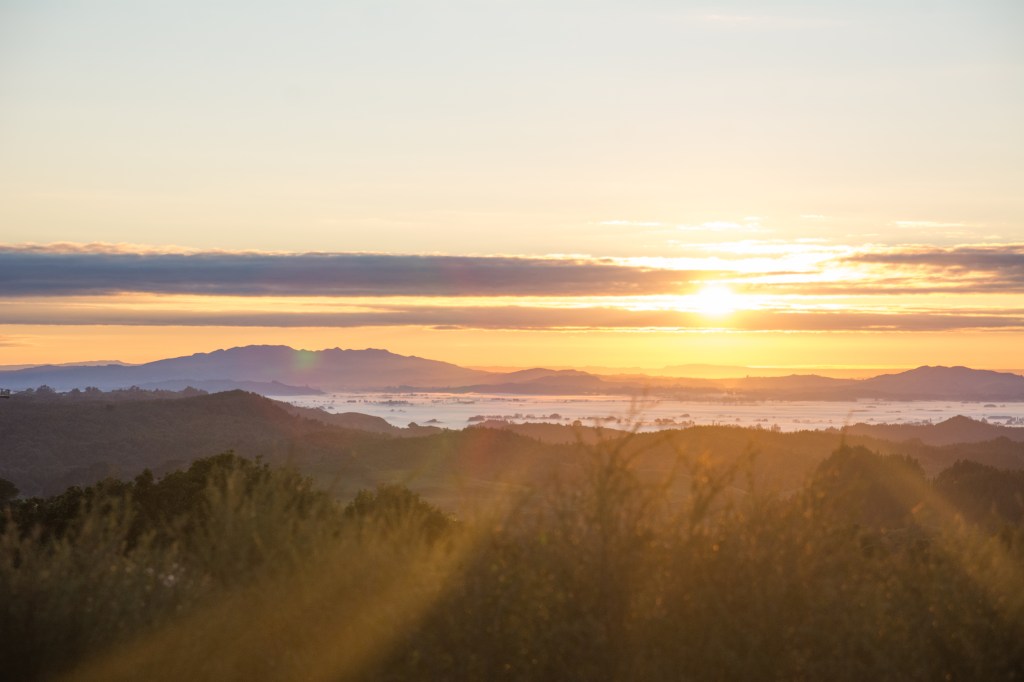 Positioned high enough to offer breathtaking views of both the mountains and the limestone vistas below. A stunning panorama showcasing the natural beauty of the landscape.