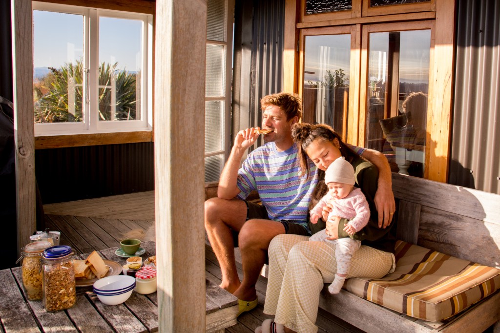 Enjoy a delicious breakfast supplied by our accommodation, Rock Retreat. Start your day with a variety of fresh and local ingredients, served in a beautiful setting in Waitomo, New Zealand.