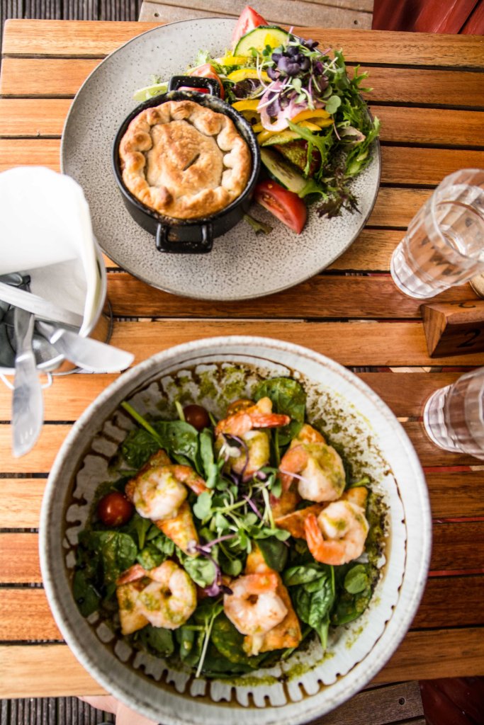 Delicious cafe-style food served at The Boathouse Cafe, popular dining spot in New Zealand